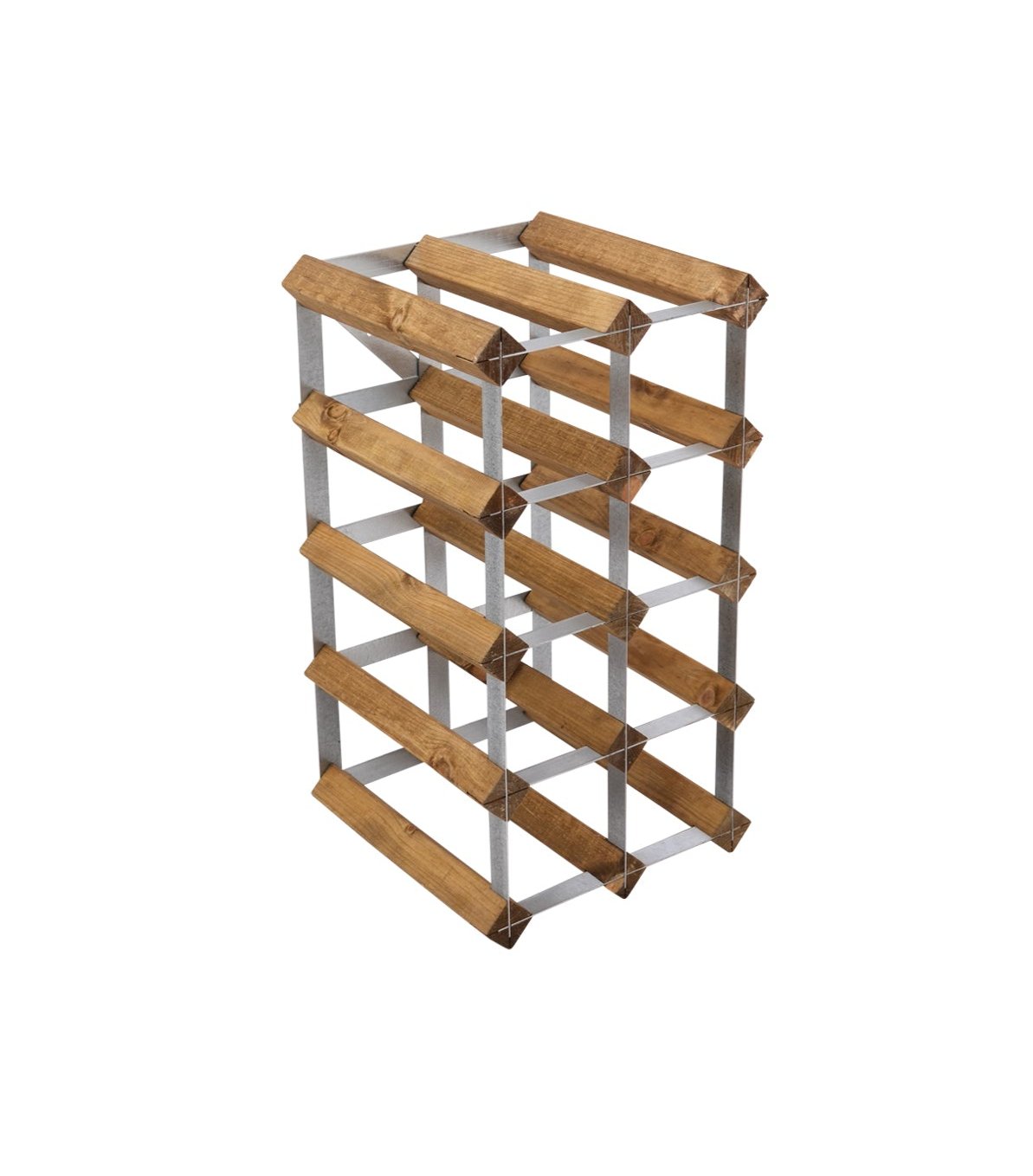 Vinreol, 12 flasker - lys eg